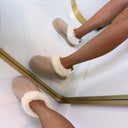 FLUFFY PANTOFFEL 9072 - BEIGE