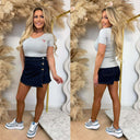 GUESS MINI TRIANGLE V HALS TEE W2YI45J1314