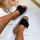 LOVA BOW SLIPPER 22-42 - SCHWARZ
