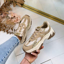 STEVE MADDEN AMPLE SNEAKER 9822 - LIGHT BRONZE