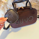 LIU JO FERIELLE BOSTON BAG AF6118/T711A - DEEP BROWN