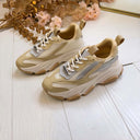 STEVE MADDEN POSSESSION-E SNEAKER 4652 - TAUPE/GRAUES WILDLEDER