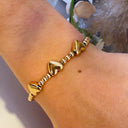 TRIPLE HEART BRACELET SL164 - GOLD
