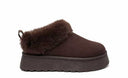 FLUFFY PANTOFFEL 9072 - BROWN