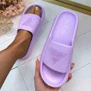 GUESS RUBBER SLIPPERS E6GZ19WG5X0 - LILA