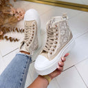 HIGH SNEAKER LS6002 - BEIGE