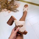 SLIPPER MET HAK FG-920 - BEIGE