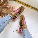 LEOPARD SNEAKER 8-515 - PINK