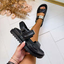 GUESS PLAIN SANDALE FLJFBLELE03 - BLACK