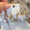 CLOVER CHARM EARRING EH1150 - GOLD