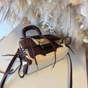 STEVE MADDEN BDIEGO-M BAG 1493 - CHOCOLATE/GOLD
