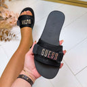 GUESS LOGO PANTOLETTE FLGEL3ELE19 - BLACK