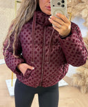 GUESS BESTSELLER LOGO JACKET W6BL56W4195 - G596 BORDEAUX