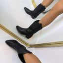 DIANA COWBOY STIEFEL CC2332 - SCHWARZ