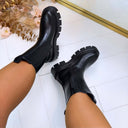 BESTSELLER BOOT DES832-1 - BLACK/PU