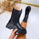 BESTSELLER BOOT DES832-1 - BLACK/PU