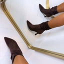 SHAUNA HEEL DES8552 - BROWN/SUE