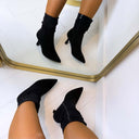 SHAUNA HEEL DES8552 - BLACK/SUE