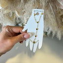 HEART HAND CHAIN B1103 - GOLD