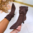 SHAUNA HEEL DES8552 - BROWN/SUE