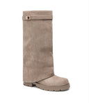 BOTTES SUEDINE VEGAS DES8076 - KAKI/DAIM