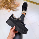 SHINE SNEAKER 88313 - BLACK