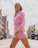 UNIQUE THE LABEL PEGGY SHORT - BUBBLEGUM