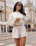 UNIQUE THE LABEL PEGGY SHORT - LIGHTGREY