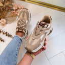 STEVE MADDEN AMPLE SNEAKER 9804 - LT BLUSH MULTI