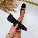 ANNE FRINGE SLIPPER AQ212 - BROWN