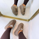 SHINE SNEAKER 88313 - KHAKI