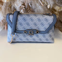 GUESS LINDSEY CONVERTIBLE XBODY FLAP BAG SG974921 - SLATTE LOGO