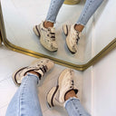 NEW SNEAKER C3965 - BEIGE
