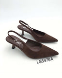 SMALL CLASSY HEEL LS-5476A** - BROWN