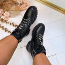 GUESS BESTSELLER BOOT FLFFICELE10 - BLACK/SILVER**