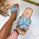 FLOWER SLIPPER AM307 - JEANS