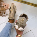 STEVE MADDEN SETBACK-R SNEAKER 6045 - GOLD