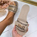 GUESS BEAUTY LOGO SLIPPER FLJELYLEL19