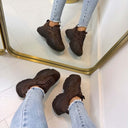 SPARKLY SNEAKER A88-231 - BROWN