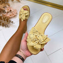 BLUMEN PANTOFFEL 9829 - GELB