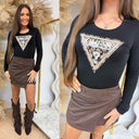 GUESS CN LEO TRIANGLE TOP W6RI33J1314