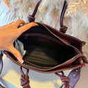 VALENTINO BAGS WINTER AELLA SHOPPING BAG VBSABG04 - BORDEAUX