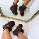 FLUFFY BOOT 9077 - BROWN