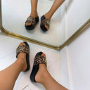 *SALE* LIU JO MYKONOS 01 SLIPPER BA6077 EX022 - LEOPARD
