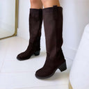 BASIC-STIEFEL MIT ABSATZ D-91 - BLACK