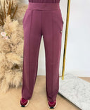 GUESS OLYMPE STRAIGHT PANTS V6YB18K4315 - G596 BORDEAUX