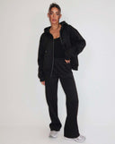 UNIQUE THE LABEL NYLA VEST DEEP BLACK