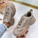 STEVE MADDEN BASKET POSSESSION-E 0033 - TAUPE FONCÉ