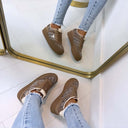 GUESS ALLOVER LOGO SNEAKER FLTM16FAL12 - TAUPE
