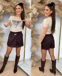 GUESS SS ZEBRA TRIANGLE TEE W6GI19K3042 G1M5 - BEIGE